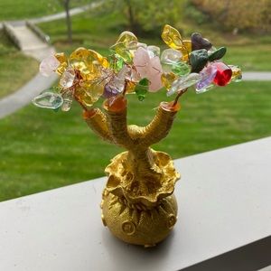 Mini Feng Shui Crystal Money Tree